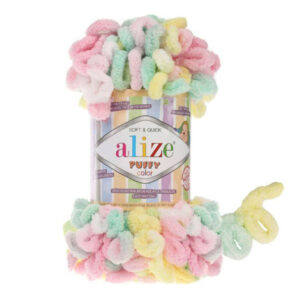 Alize Puffy Color lanka 100g, 5862 Vaahtokarkki