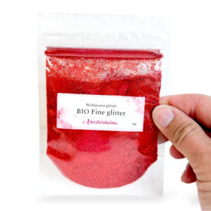 BIO Fine Glitter 14g, KFJ306 Punainen