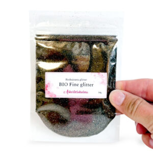 BIO Fine Glitter 14g, KFJ406A Ruskea
