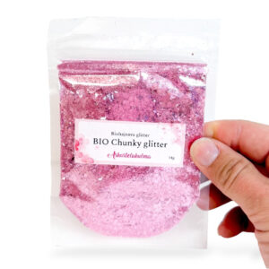 BIO Chunky Glitter 14g, KFJ920 Hento roosa