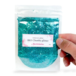 BIO Chunky Glitter 14g, KFJ700 Turkoosi