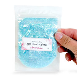 BIO Chunky Glitter 14g, KF64 Vaaleansininen