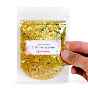 BIO Chunky Glitter 14g, KFJ205 Kulta