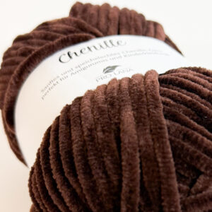 Pro Lana Chenille lanka 100g, 10 Tummanruskea