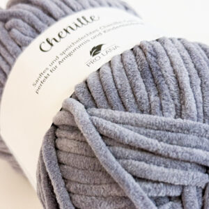 Pro Lana Chenille lanka 100g, 92  Harmaa