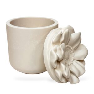 Silikonimuotti, Kannellinen kukkapurkki