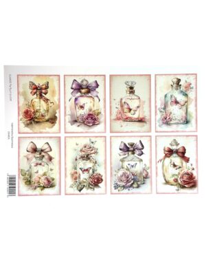 Kuva-arkki A4, CLA403 Parfyymipullot