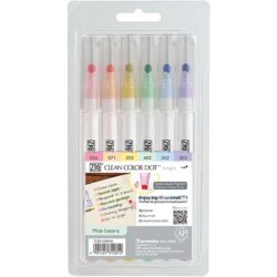 ZIG Clean Color DOT 6kpl, Mild Colors
