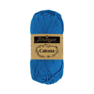 Scheepjes Catona puuvillalanka 50g, 201 Tummansininen