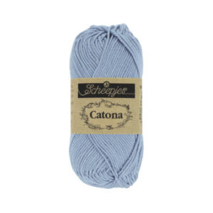 Scheepjes Catona puuvillalanka 50g, 247 Vaaleansininen
