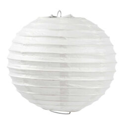 Paperilamppu, valkoinen 20cm