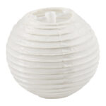 Paperilamppu valkoinen 7,5cm 10kpl