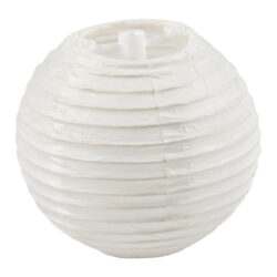 Paperilamppu valkoinen 7,5cm 10kpl