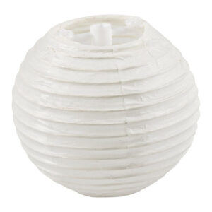 Paperilamppu valkoinen 7,5cm 10kpl