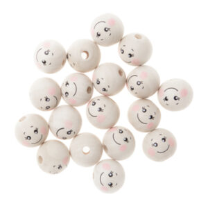 Puupallot kasvoilla 2cm 40g