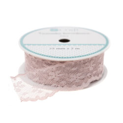 DP Craft Pitsinauha 25mm 2m, Vaaleanpunainen