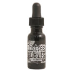 Distress Ink täyttöpullo 14ml, Black Soot
