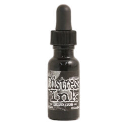 Distress Ink täyttöpullo 14ml, Black Soot