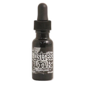 Distress Ink täyttöpullo 14ml, Black Soot