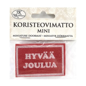 Koristeovimatto mini, 8404 punainen