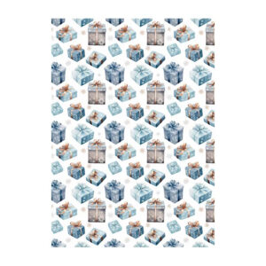 Kuviokartonki A4, 84 Lahjapaketit, 5 arkkia