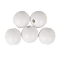 Rayher Puupallo 30mm 4kpl, valkoinen