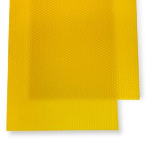 Mehiläisvahalevy, Keltainen (värjäämätön)