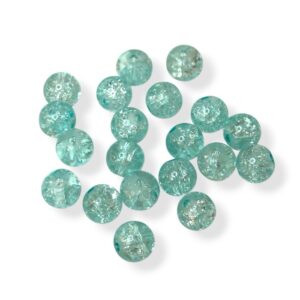 Lasihelmi 8mm, Light blue 20kpl