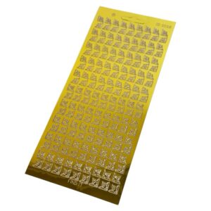 Ääriviivatarra, CD3068G Pienet kulmat kulta