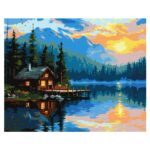 Ideyka Painting by numbers 40x50cm, KHO6355 Lake cosiness