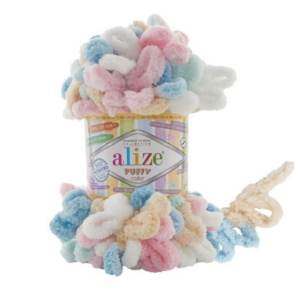 Alize Puffy Color lanka 100g, 6523 Päiväuni