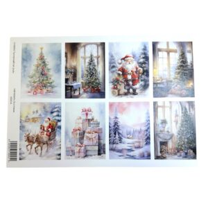 Kuva-arkki A4, CHR900 Tunnelmallinen joulu