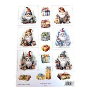 Kuva-arkki A4, CHR904 Tontut ja paketit