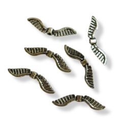 Metallinen korunosa, enkelin siivet 5x26mm 6kpl