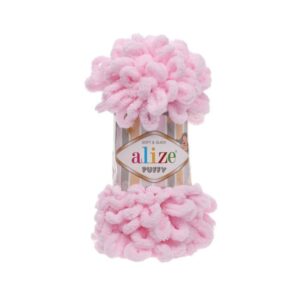 Alize Puffy lanka 100g, 31 vaaleanpunainen