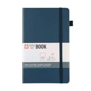 Sakura ruudullinen muistikirja 13x21cm, Deep Indigo
