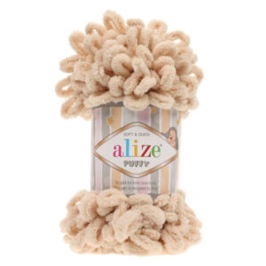 Alize Puffy lanka 100g, 310 Vaalea beige