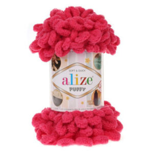 Alize Puffy lanka 100g, 149 Fuksia
