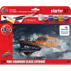 Airfix Starter Set, RNLI Shannon Class Lifeboat 1/72