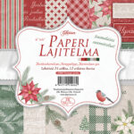 Paperilajitelma 15x15cm, 1988 Vintage joulu