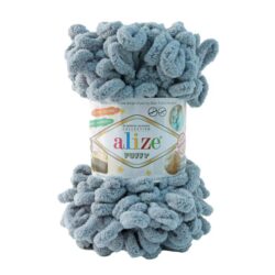 Alize Puffy lanka 100g, 428 Harmaa