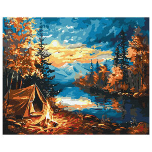 Ideyka Painting by numbers 40x50cm, KHO2903 Night in the forest