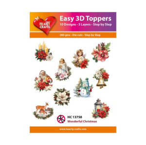 Valmiiksi leikatut 3D-kuvat, HC13758 Wonderful Christmas