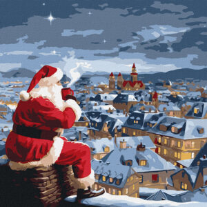 Ideyka Painting by numbers 40x40cm, KHO8352 Christmas night