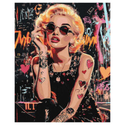 Ideyka Painting by numbers 40x50cm, KHO8563 Rebel Monroe