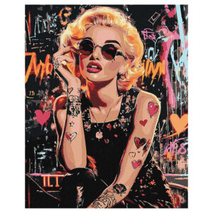 Ideyka Painting by numbers 40x50cm, KHO8563 Rebel Monroe