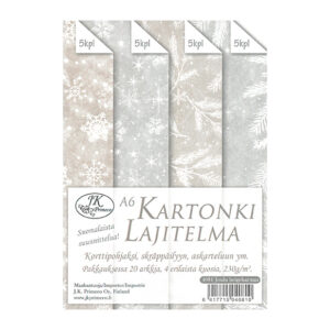 Kartonkilajitelma A6, 4081 Joulu beigeharmaa