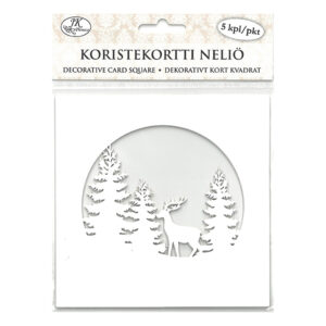 Koristekortti neliö, 6962 Kuuset ja porot