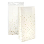 Lahjapussi, 7218 Tähdet kulta glitter 5kpl
