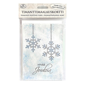 Timanttimaalauskortti, 2203 Lumihiutaleet 5kpl